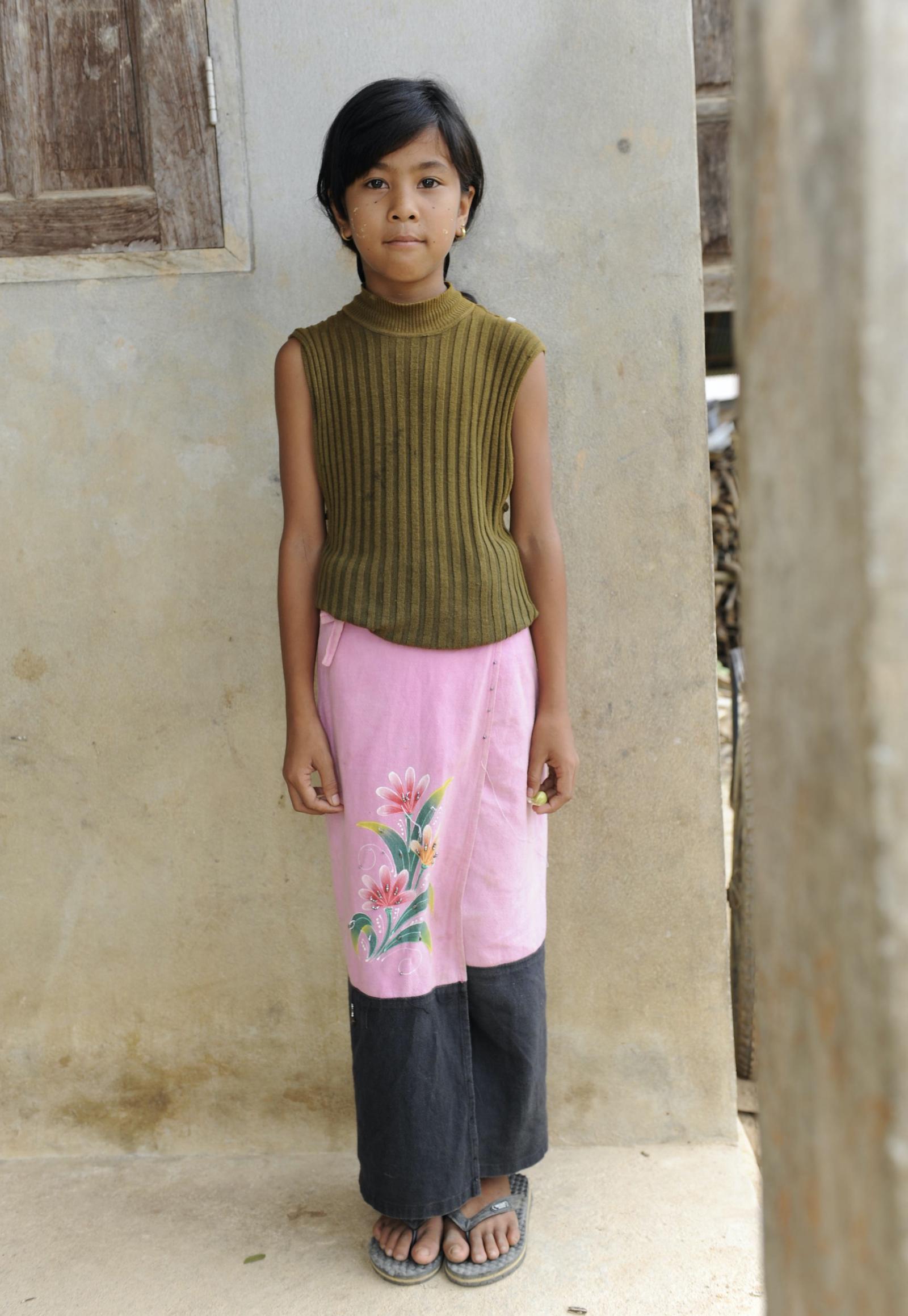Girl in Myanmar