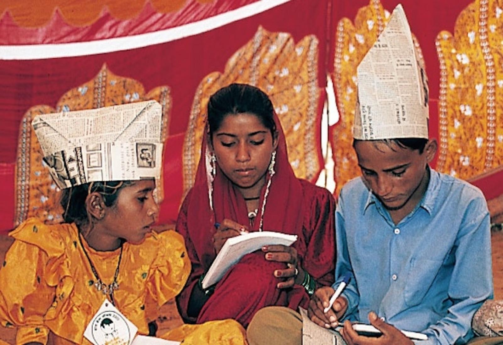 Child meeting in India